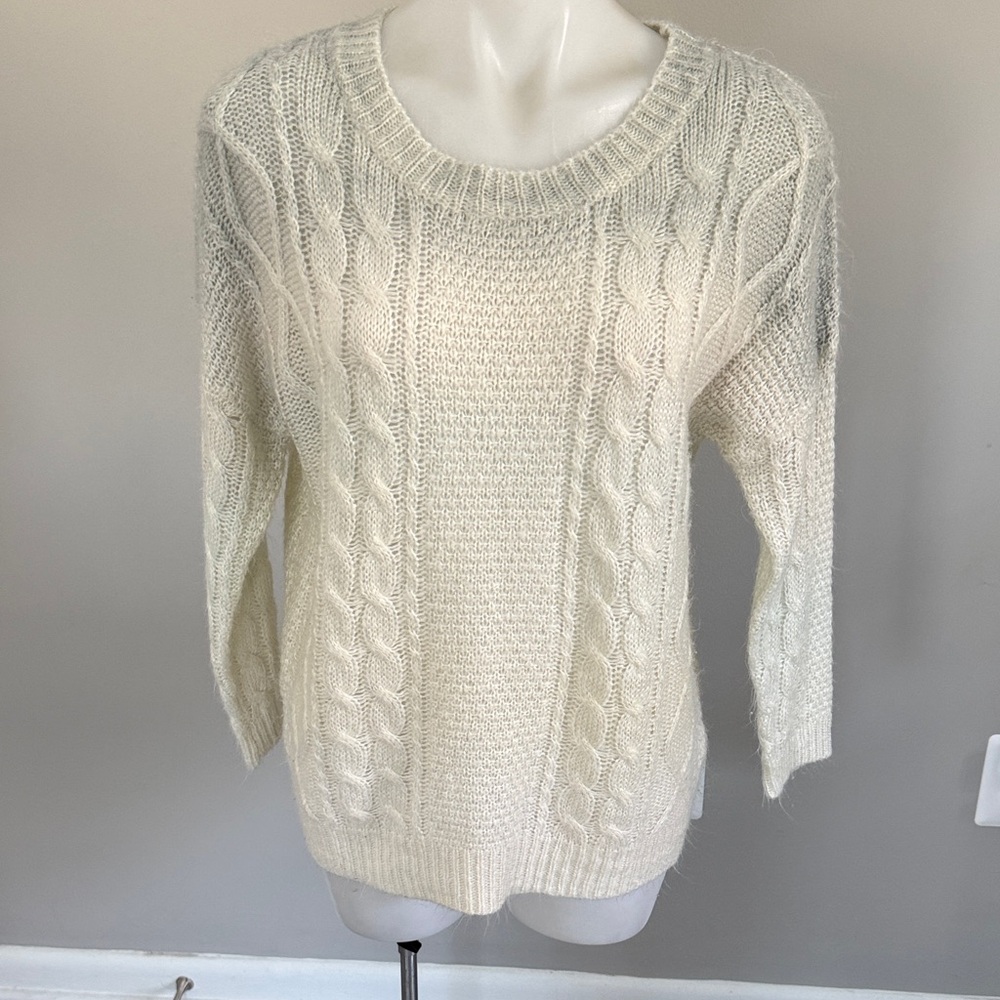 UNIF Gradient Cable Knit Sweater